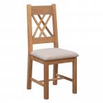 Bakewell Oak Dining Chairs - Pair