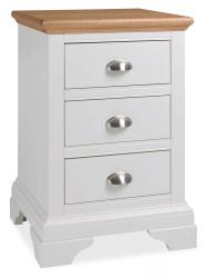 Bentley Hampstead Two Tone 3 Drawer Nightstand