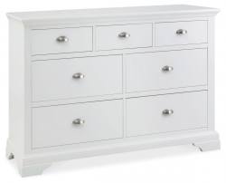 Bentley Hampstead White 3+4 Drawer Chest