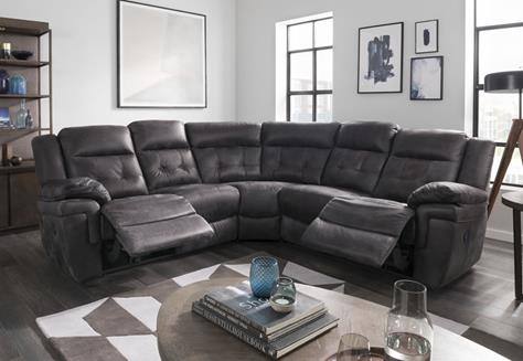 Lazboy Augustine Static Fixed 3 Seater Sofa - Fabric / Leather