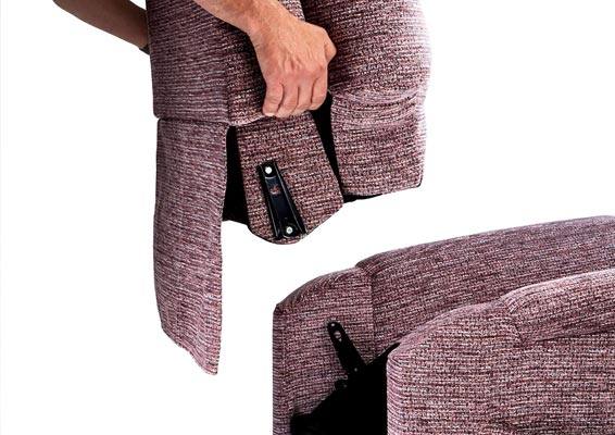 Removable back for ease of access