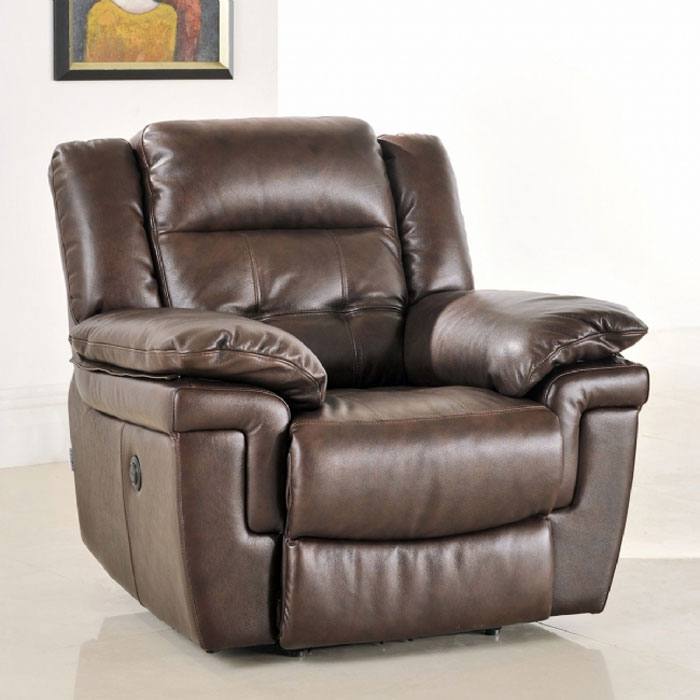 Augustine Manual Recliner Chair in leather