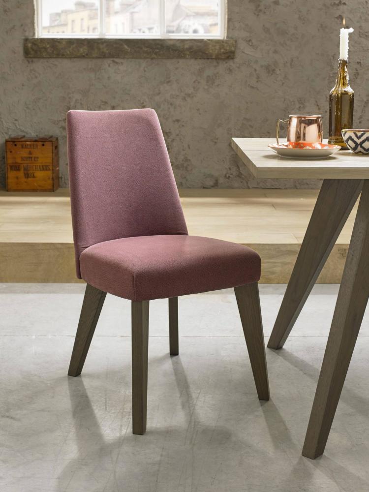 Bentley Designs Cadell Upholstered Dining Chair - Mulberry