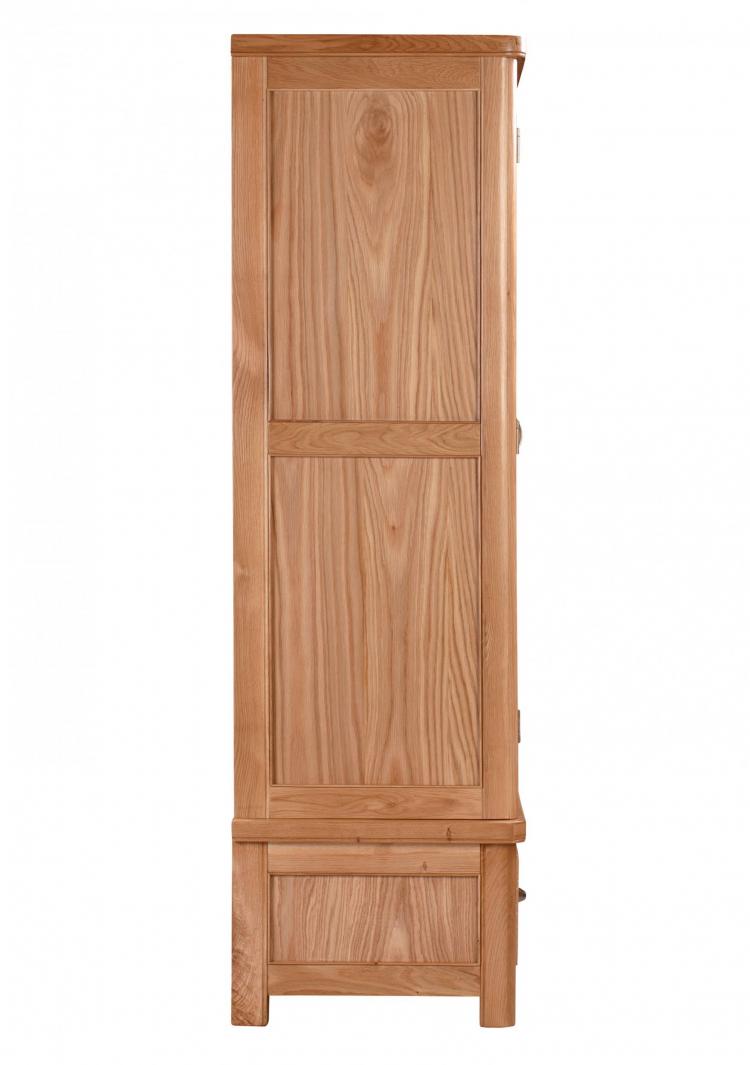 Bakewell Oak Double Wardrobe with Drawers