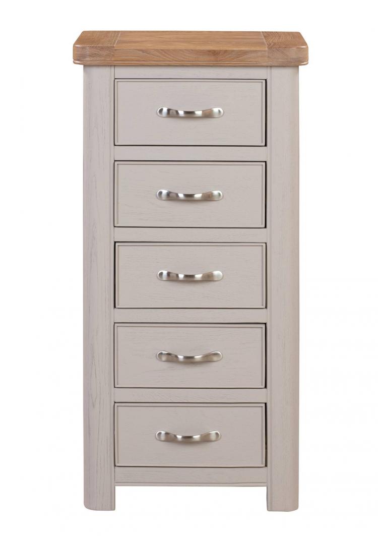 Bakewell Painted 5 Drawer Tall Chest