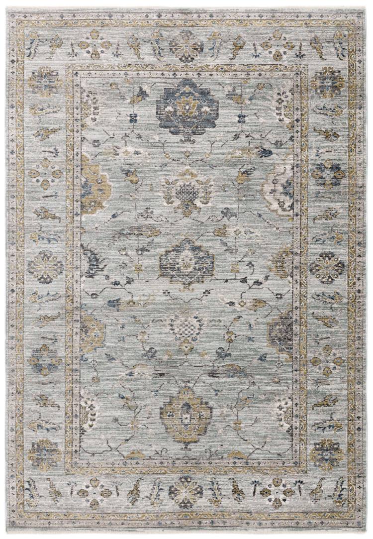 Kingston Blue Floral Rug