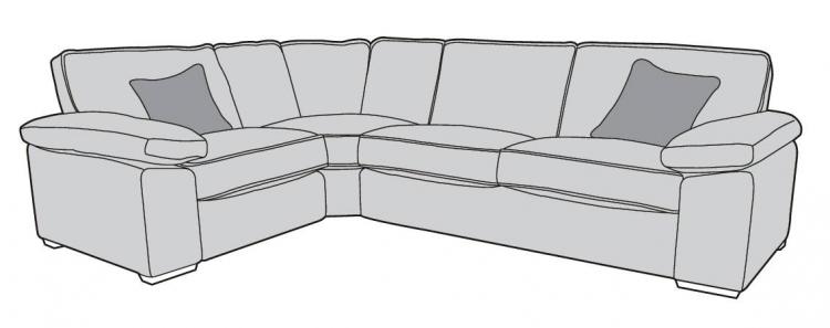 Buoyant Dexter Corner Sofa - L1, CO, R2