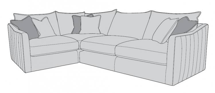 Buoyant Blaise Corner Sofa - LH1 + COR + RH2