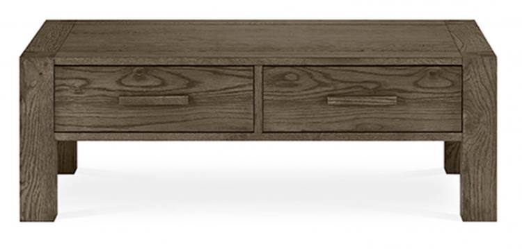 The Bentley Designs Turin Dark Oak Coffee Table with Drawers