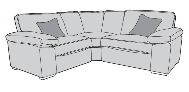 Buoyant Dexter Small Corner Sofa - L1, CO, R1