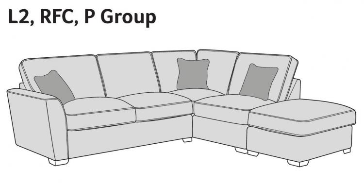 Diagram of the 3 section of the sofabed