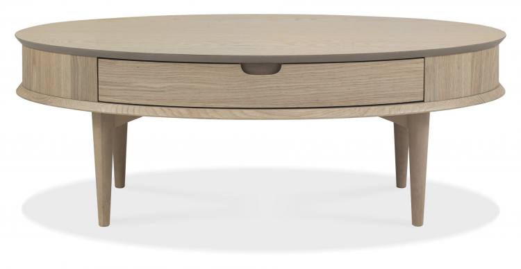 Bentley Designs Dansk Scandi Oak Coffee Table with Drawer