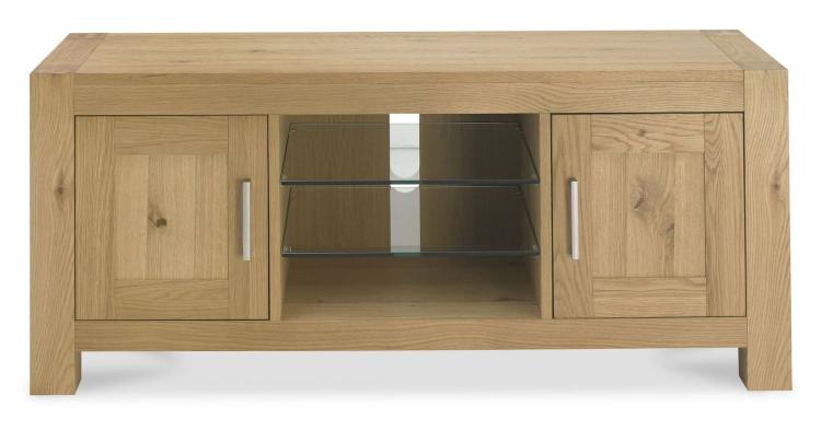 Bentley Designs - Turin Light Oak Entertainment Unit