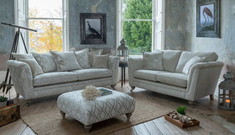 Alstons Darwin 2 Seater Standard Back Sofa in main fabric cover 5888