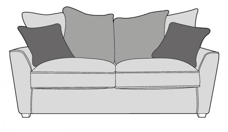 Buoyant Fantasia 2 Seater Pillow Back Sofa