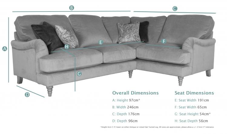Buoyant Beatrix Corner Sofa dimensions