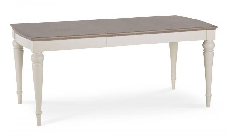 Bentley Designs Montreux Grey Washed Oak & Soft Grey 4-6 Extension Table