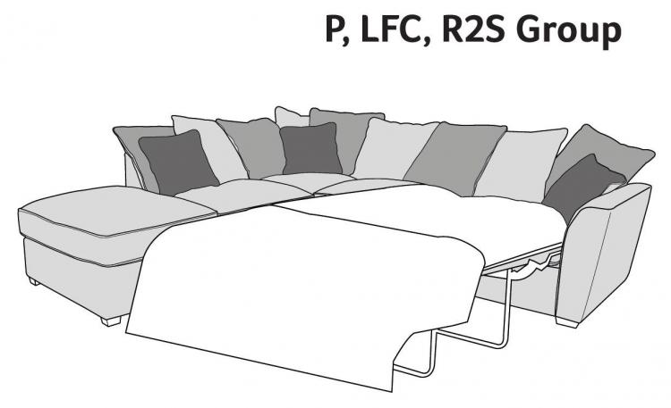 Diagram of Sofabed Group open