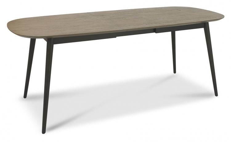 Bentley Designs Vintage Weathered Oak 6-8 Extension Table Extender in Use