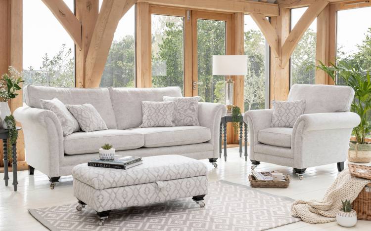 Alstons Lowry Grand sofa with Standard chair & Ottoman 