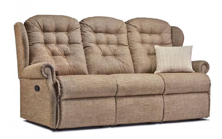 Sofa pictured in Aquaclean Poseidon Nutmeg fabric with optional scatter cushion (sold separately)
