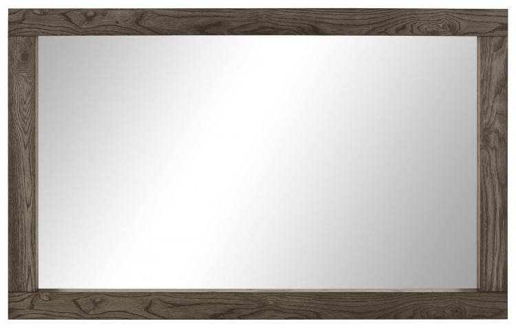 The Bentley Designs Turin Dark Oak Lanscape Mirror