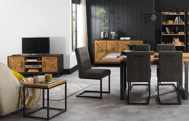 Bentley Designs Indus Rustic Oak Dining Furniture