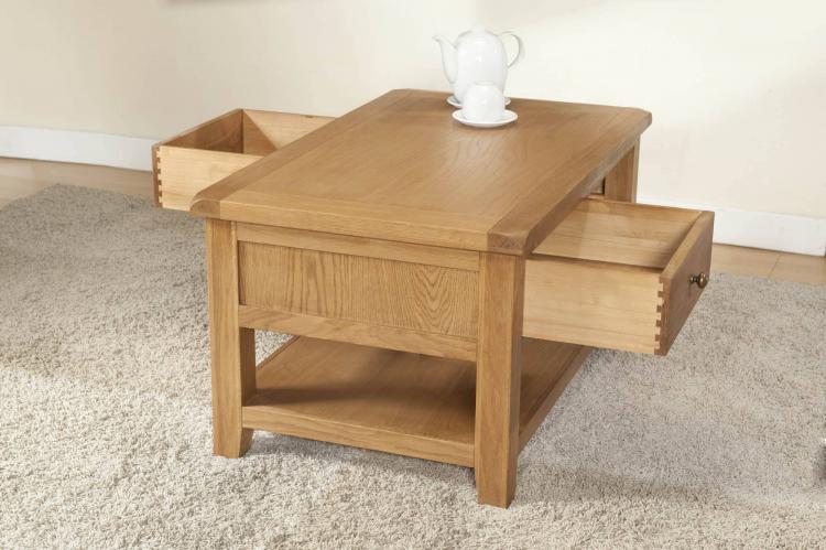 Telford Coffee Table with Drawers
