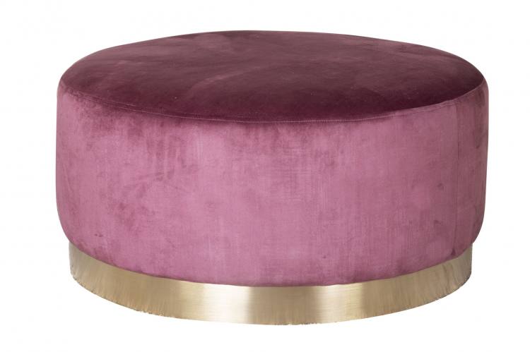 Buoyant Bond footstool shown in Duke Lavender 