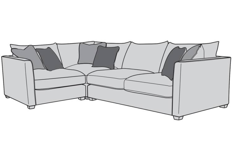 Buoyant Carter Corner Sofa - LH1 + CO + RH2