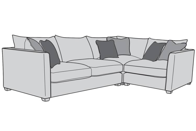 Buoyant Carter Corner Sofa - LH2 + CO + RH1