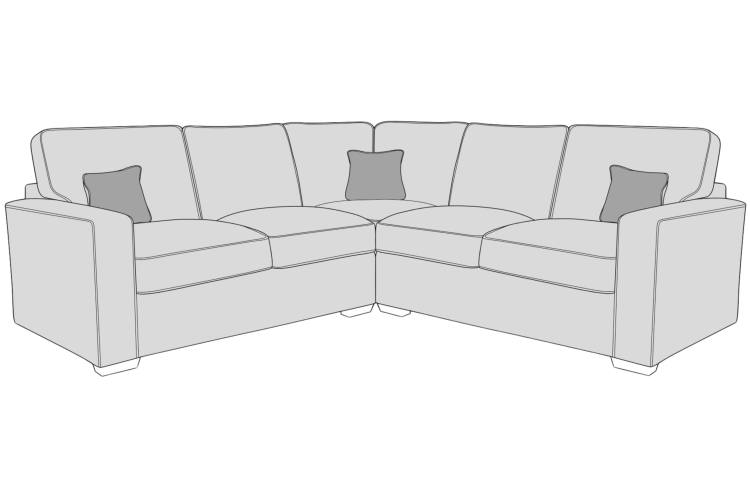 Buoyant Chicago Standard Back Large Corner Sofa - L2 + COR + R2