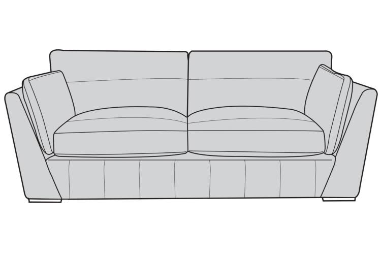 Buoyant Phoenix Leather 3 Seater Sofa