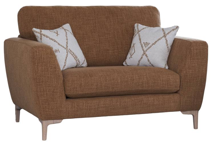 Alstons Inka snuggler in fabric 5903, small scatter cushions in 5023