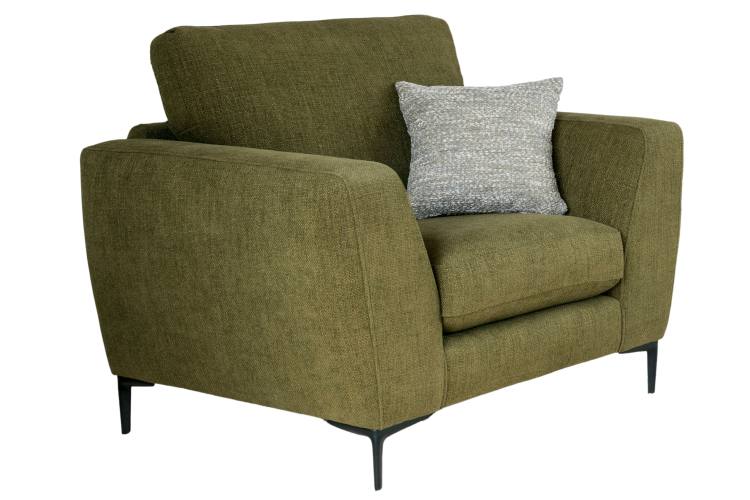Alstons Inka chair in fabric 5900, small scatter cushion in 5530