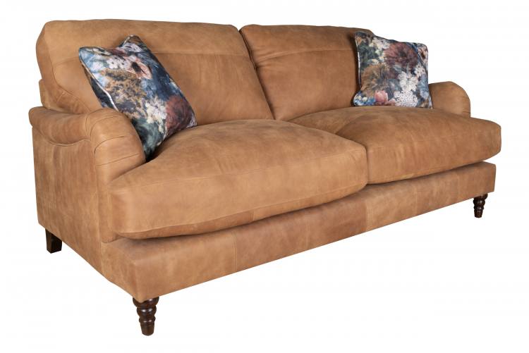 Beatrix sofa shown in Capri Tan leather 
