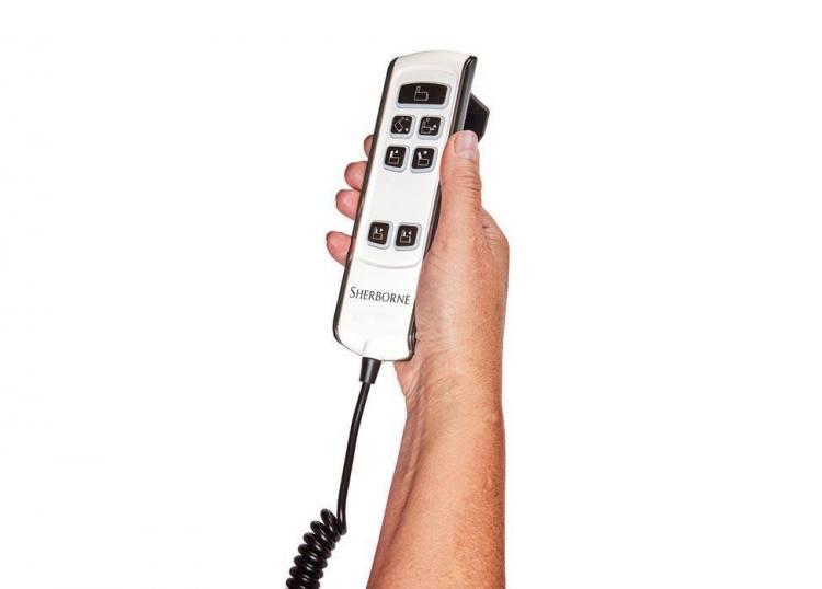 Dual motor handset with Lumbar option 