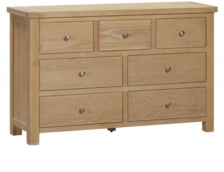 Farrington Oak 3 over 4 chest ofdrawers 