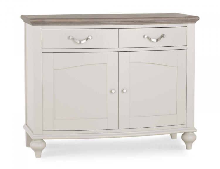 Bentley Designs Montreux Grey Washed Oak & Soft Grey Narrow Sideboard