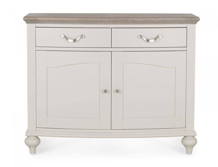 Bentley Designs Montreux Grey Washed Oak & Soft Grey Narrow Sideboard