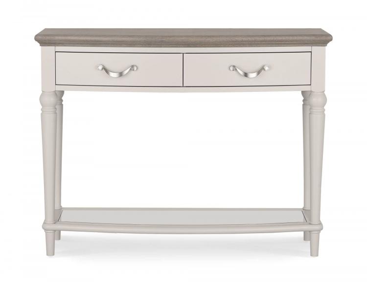 Bentley Designs Montreux Grey Washed Oak & Soft Grey Console Table