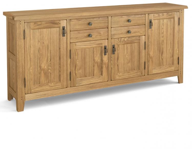 Sideboard shown with alternate drawer handles 