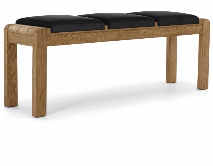 Bergen Oak padded cushion tops