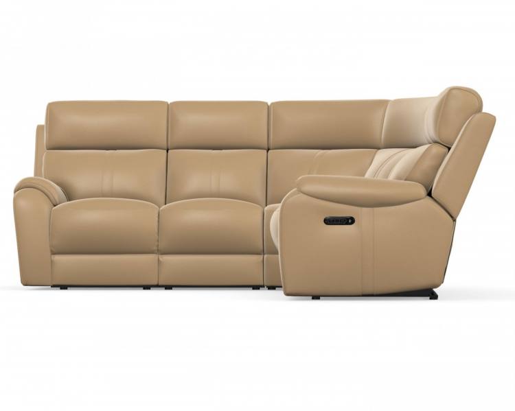 Side view with power recliner ends