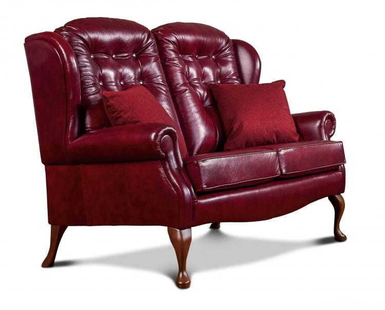 Pictured in Antique Red with Dark Queen Anne style legs, scatter cushions sold seperately