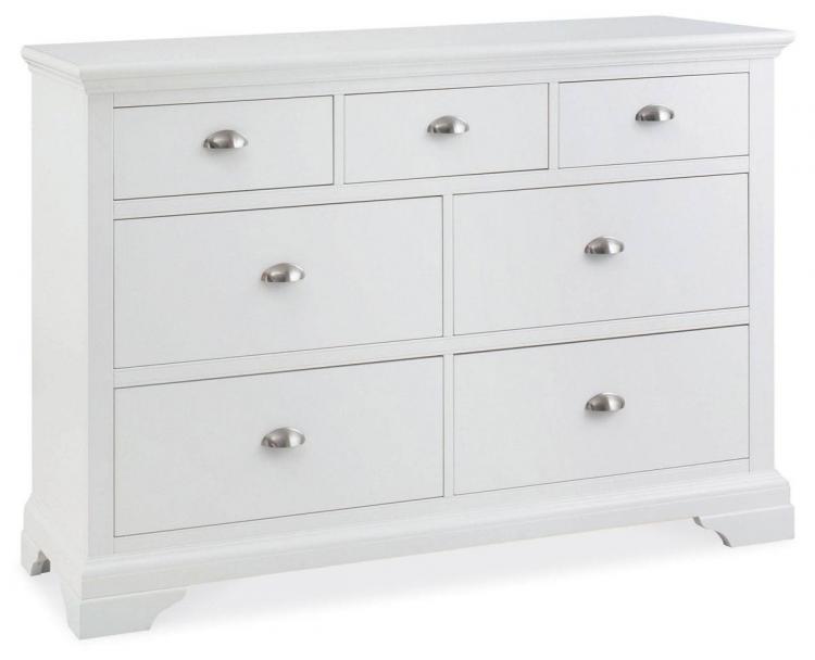 Bentley Hampstead White 3+4 Drawer Chest