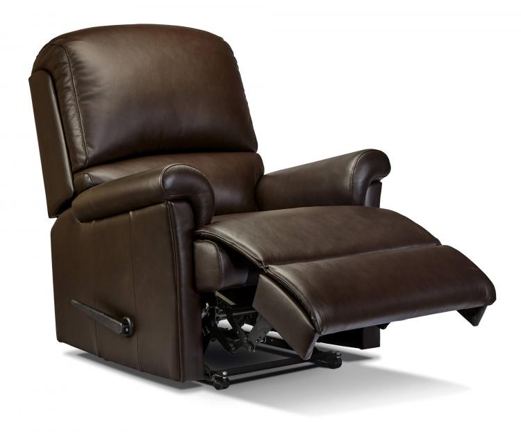 Recliner shown with Manual handle option
