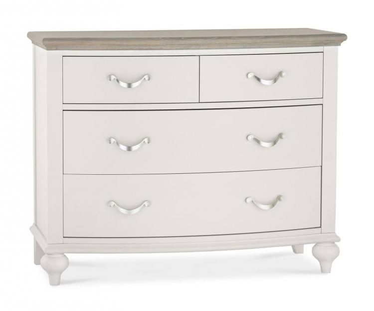 Bentley Designs - Montreux Grey Washed Oak & Soft Grey 2+2 Drawer Chest