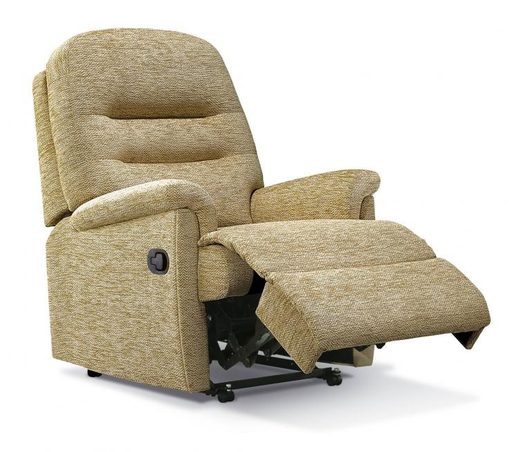 Recliner with manual catch option