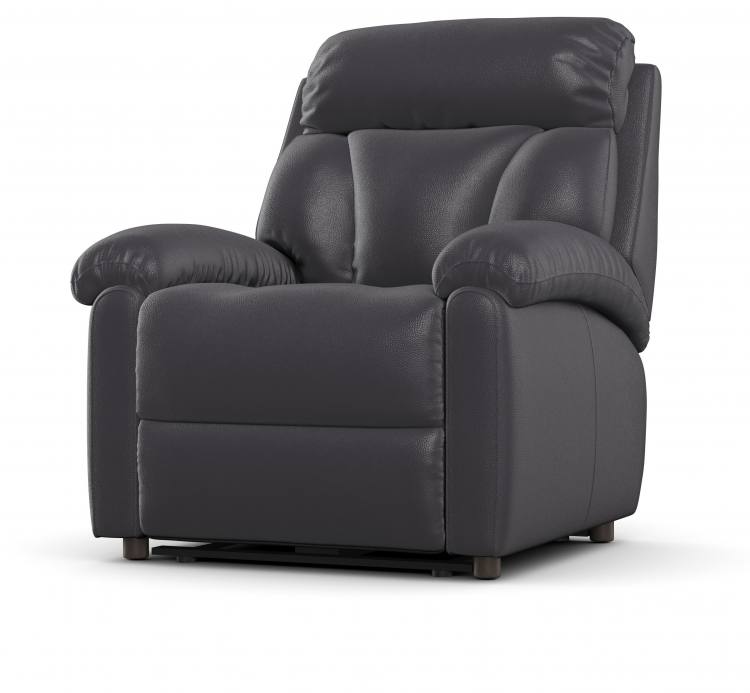 Chair shown in Mezzo Lavender leather 
